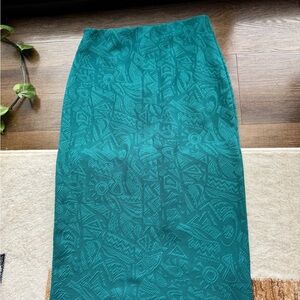 Astr Teal Pencil Skirt